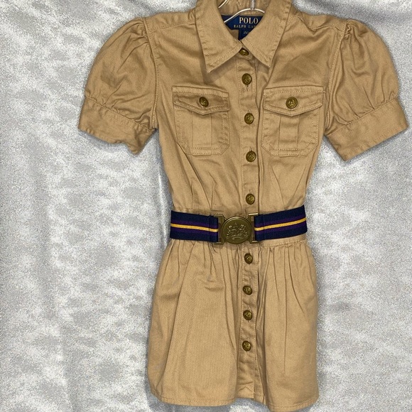 Polo Ralph Lauren Other - Polo Ralph Lauren Belted Toddler Dress
